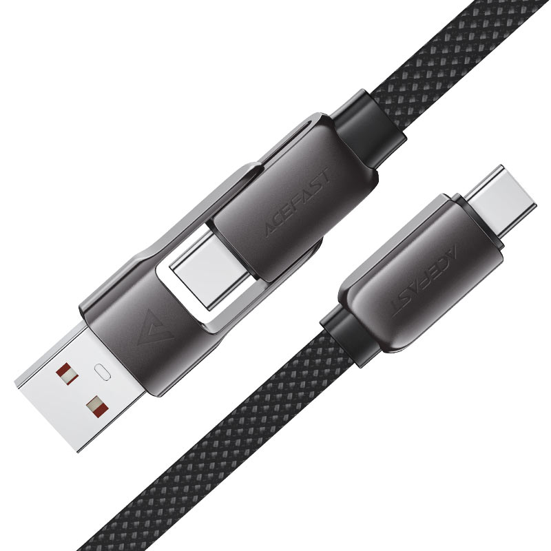 Acefast Usb-ausb-c To Usb-c Zinc Alloy