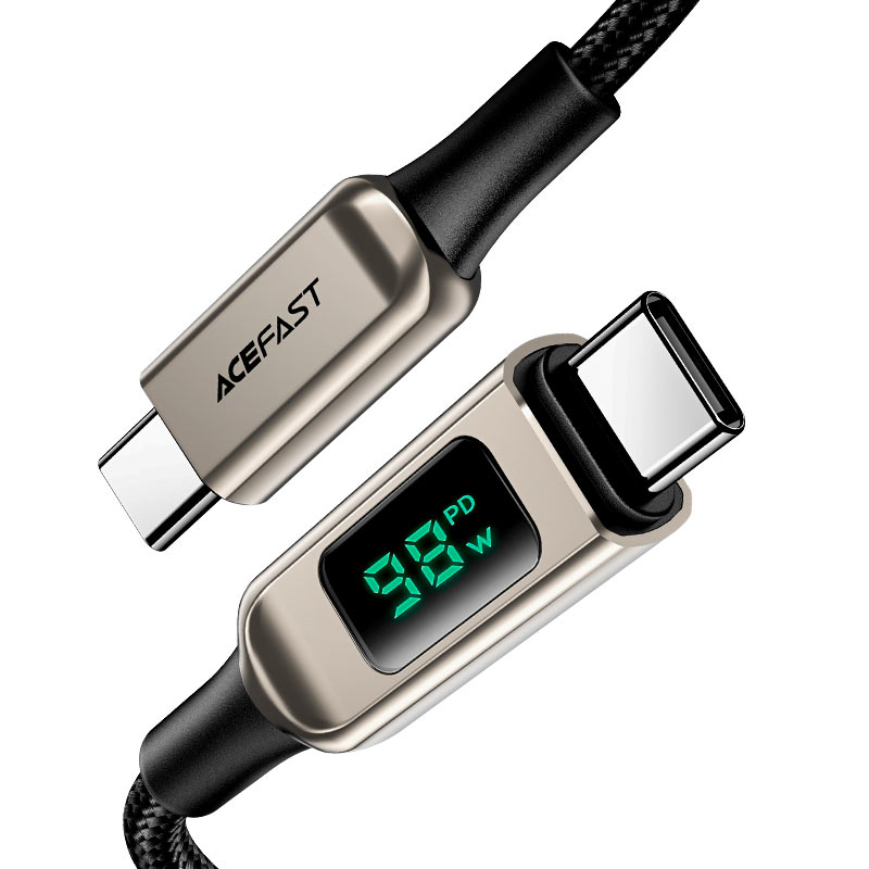 Acefast Usb-c To Usb-c Zinc Digital