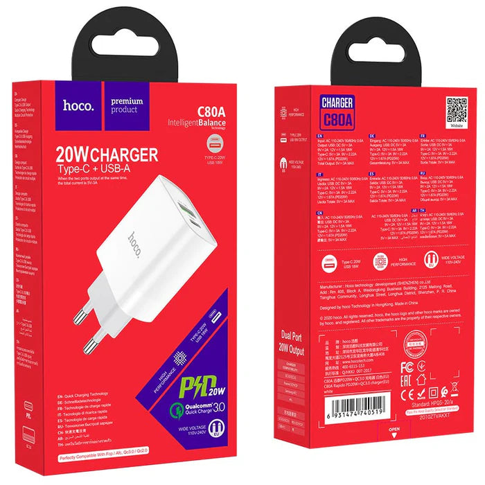 Hoco Pd Qc 3.0 Charger Set