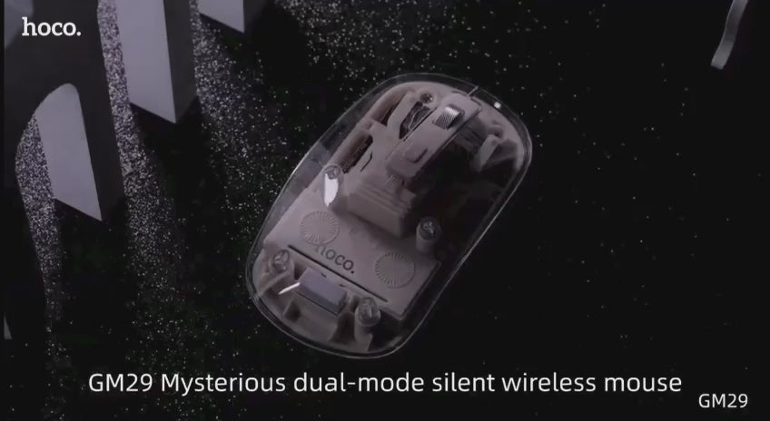 HOCO GM29 WIRELESS MOUSE SPACE WHITE